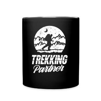 Trekking Partenaire Randonnée Randonneurs - Mug uni - noir - Devant