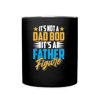 It Is Not a Dad Bod It Is A Father Figure Papa - Full Colour Mug - black - Front