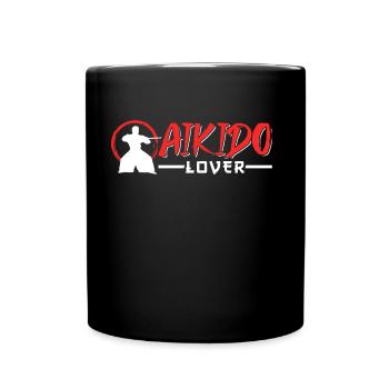 Aikido Lover Martial Arts Martial Arts Fighter - Full Colour Mug - black - Front