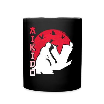 Aikido Arts Martiaux Combattant Amateurs d’Arts Martiaux - Mug uni - noir - Devant