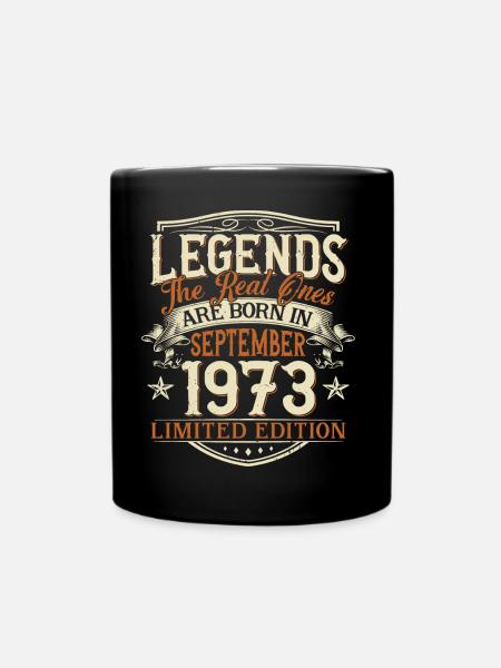 Septembre 1973 Anniversaire de naissance - Mug uni - noir