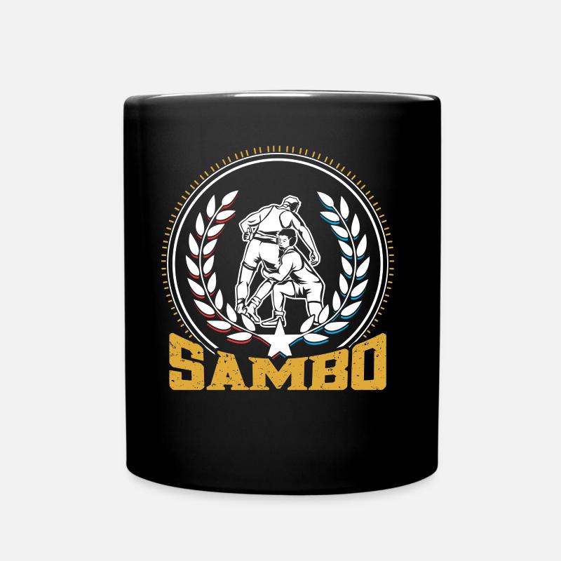Sambo Kampfsport Training Trainer Kampfkunst - Tasse einfarbig - Schwarz