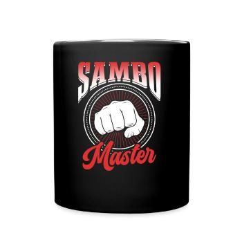 Sambo Master Martial Arts Martial Arts Training - Full Colour Mug - black - Front