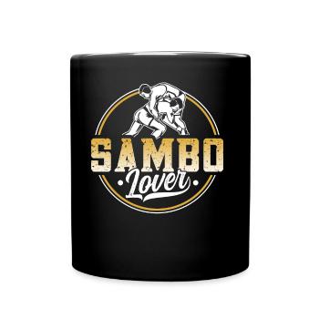 Sambo Lover Martial Arts Training Martial Arts - Full Colour Mug - black - Front