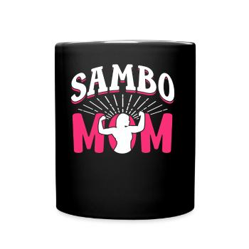 Sambo Mother Training Martial Arts Martial Arts - Full Colour Mug - black - Front