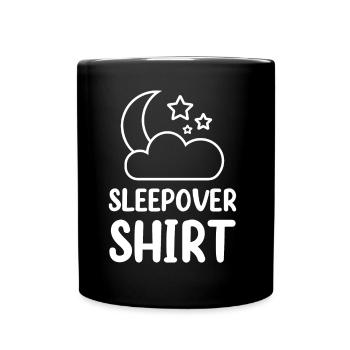 Soirée pyjama Shirt Party Nuitée - Mug uni - noir - Devant