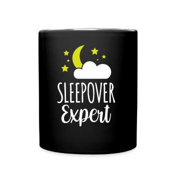 Expert pour les nuitées douces fête nuitée - Mug uni - noir - Devant