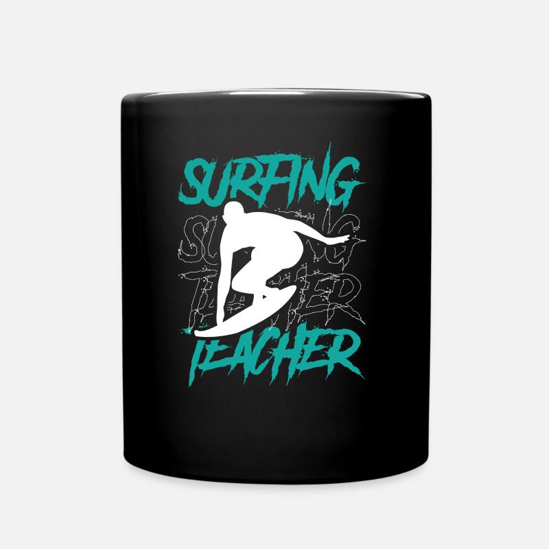 Moniteur de surf Surf Surf Surf Surf Surf - Mug uni - noir