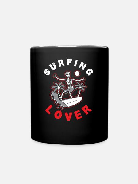 Amateurs de surf Surfer Surf surf surf surf - Mug uni - noir