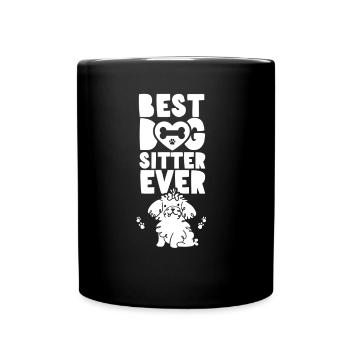 Meilleur Dog Sitter Ever Dog Dog Sitting - Mug uni - noir - Devant