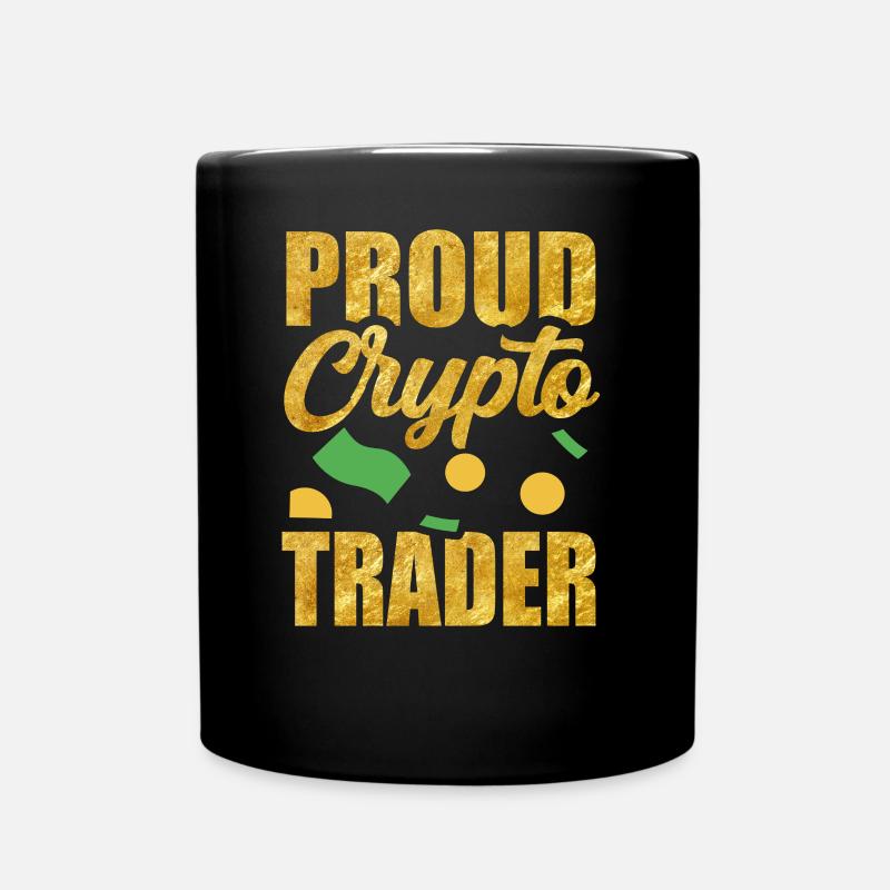 Fier Crypto Trader Trade Crypto Trading - Mug uni - noir