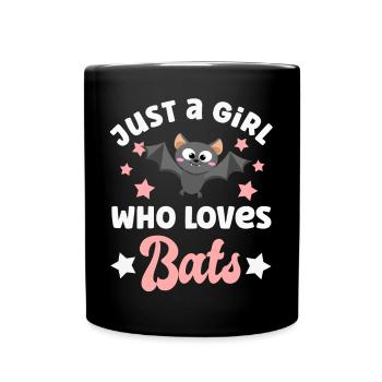 Bat Bats - Full Colour Mug - black - Front