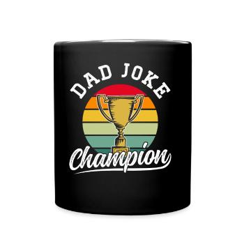 Dad Joke Papa Joke Jokes Father - Full Colour Mug - black - Front