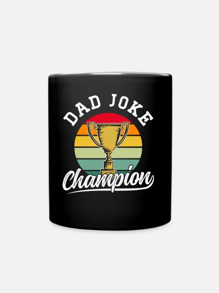Dad Joke Papa Witz Jokes Vater - Tasse einfarbig - Schwarz