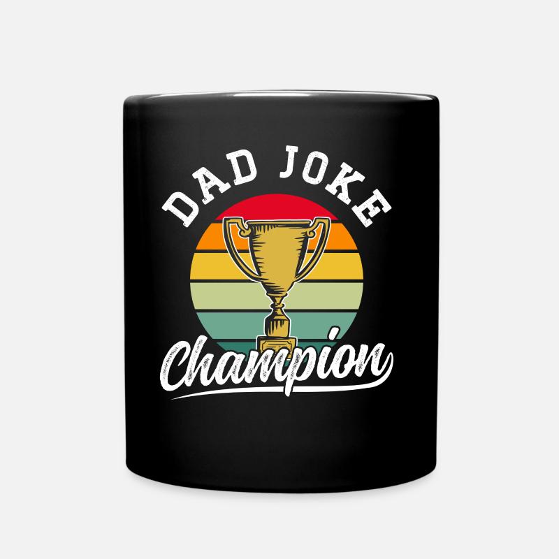 Dad Joke Papa Witz Jokes Vater - Tasse einfarbig - Schwarz