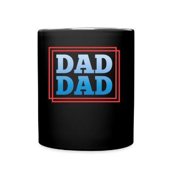 Papa Papa Sayings Daddy Father Father Day - Full Colour Mug - black - Front