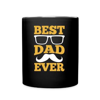 Best Father Ever Papa Father Day Daddy - Full Colour Mug - black - Front