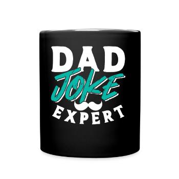 Dad Joke Papa Joke Jokes Father - Full Colour Mug - black - Front