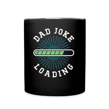 Dad Joke Papa Joke Jokes Father - Full Colour Mug - black - Front