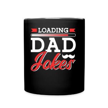 Dad Joke Papa Joke Jokes Father - Full Colour Mug - black - Front