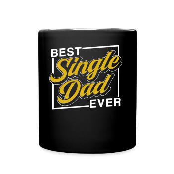 Meilleur père célibataire de tous les temps - Mug uni - noir - Devant