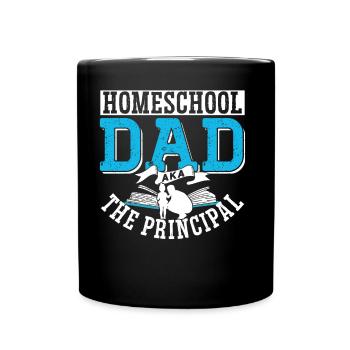 Homeschool Papa Alias Directeur Homeschooling Père - Mug uni - noir - Devant