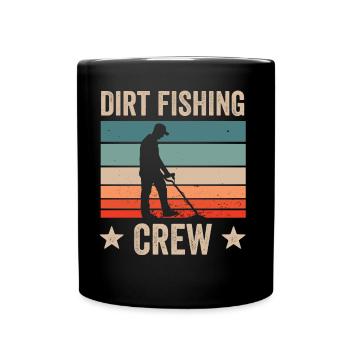 Dirt Fishing Team Sonde Walking Metal - Mug uni - noir - Devant