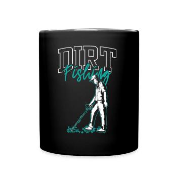 Pêche à la saleté Détection des métaux Détection des métaux - Mug uni - noir - Devant