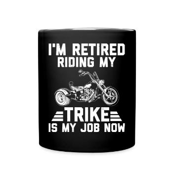 Trike dit | Moto Triker Trikes Cadeaux - Mug uni - noir - Devant