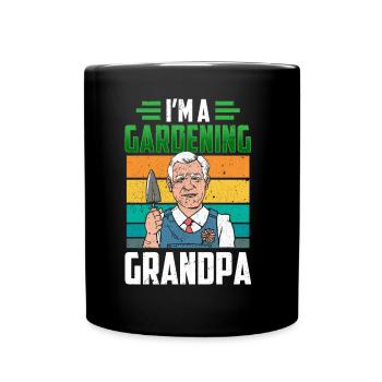 Je suis un grand-père jardinier jardinier - Mug uni - noir - Devant