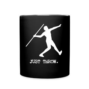 Simply throw javelin throw javelin thrower javelin throw - Full Colour Mug - black - Front