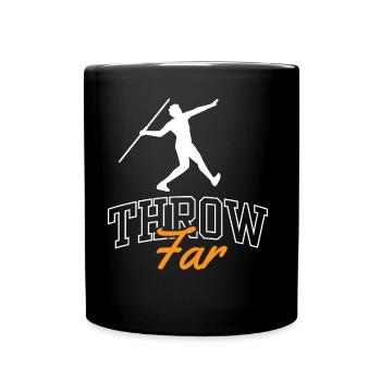 Werf Weit Javelin Throw Javelin Thrower Javelin Throw - Full Colour Mug - black - Front