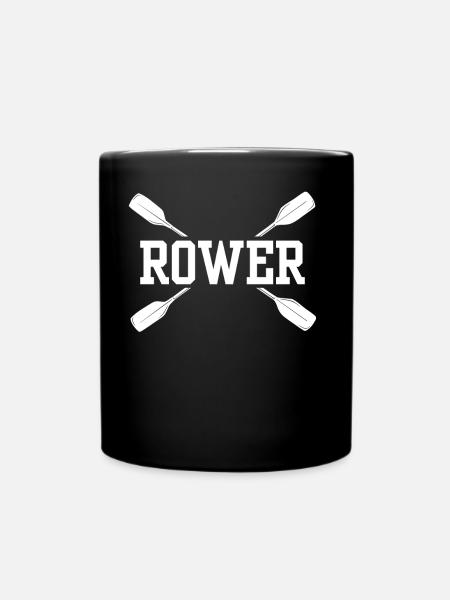 Rameur Aviron Aviron Aviron Aviron Bateau Aviron - Mug uni - noir