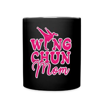 Wing Chun Mother Martial Arts Martial Arts Trainer - Full Colour Mug - black - Front