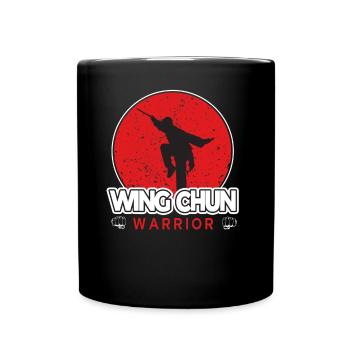 Wing Chun Warrior Trainer Martial Arts Martial Arts - Full Colour Mug - black - Front