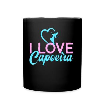 J’adore Capoeira Hobby Arts Martiaux Brésiliens - Mug uni - noir - Devant