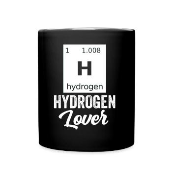 Hydrogen Lover Element Hydrogen Energy - Full Colour Mug - black - Front
