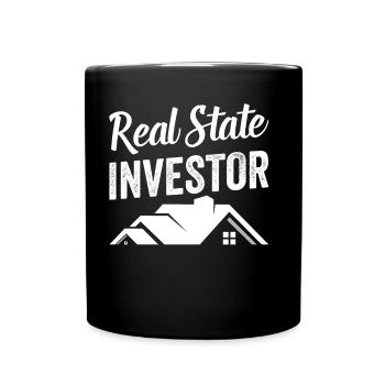 Real Estate Investor Real Estate Investor Investors - Full Colour Mug - black - Front
