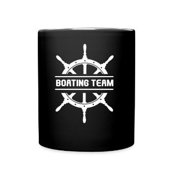 Boating Team Sailboat Boat Boat Yacht - Full Colour Mug - black - Front