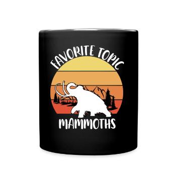 Mammut - Tasse einfarbig - Schwarz - Vorne