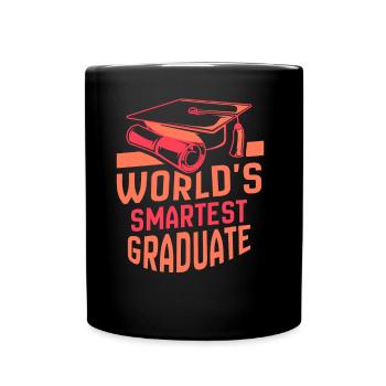 Le diplômé le plus intelligent du monde - Mug uni - noir - Devant