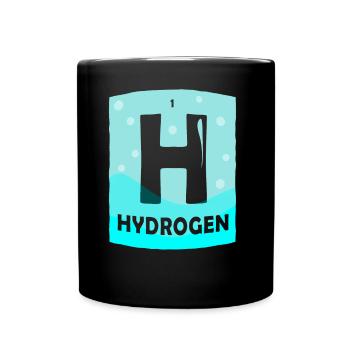 Hydrogen Energy Hydrogen Element - Full Colour Mug - black - Front