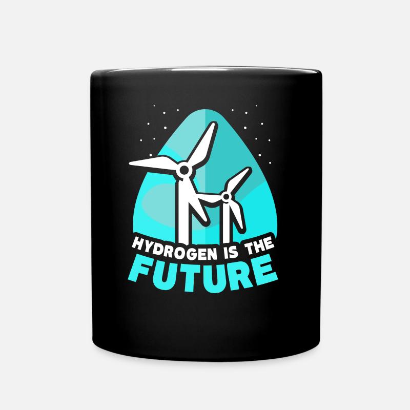 L'idrogeno è il futuro Elemento idrogeno - Tazza monocolore - nero
