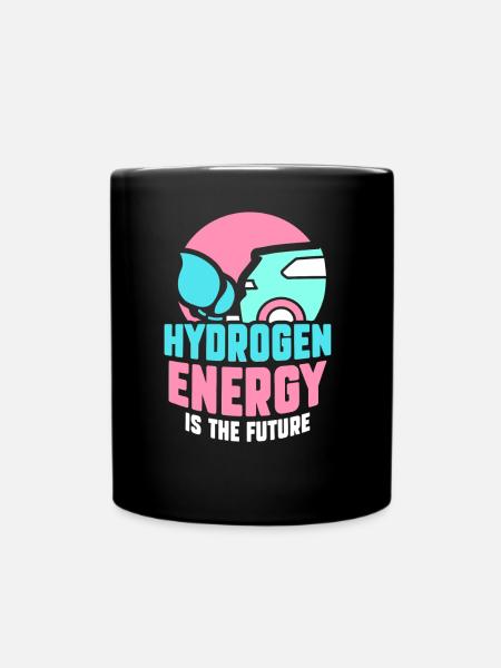 Energie Aus Wasserstoff Ist Die Zukunft Hydrogen - Tasse einfarbig - Schwarz