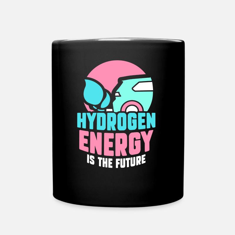 Energie Aus Wasserstoff Ist Die Zukunft Hydrogen - Tasse einfarbig - Schwarz