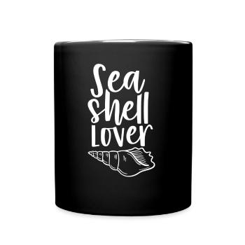 Shell Lovers Shells Shell Collectors Collecting - Full Colour Mug - black - Front