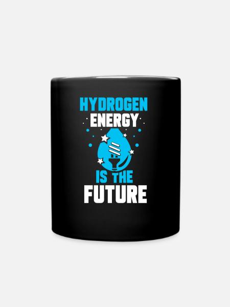Energie Aus Wasserstoff Ist Die Zukunft Hydrogen - Tasse einfarbig - Schwarz