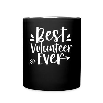 Bester Freiwilliger Aller Zeiten Beruf Freiwillig - Tasse einfarbig - Schwarz - Vorne
