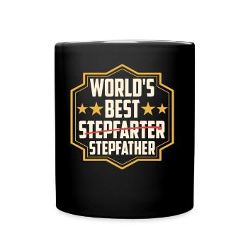 The Best Stepfather in the World Stepdad Stepdad Stepdad - Full Colour Mug - black - Front