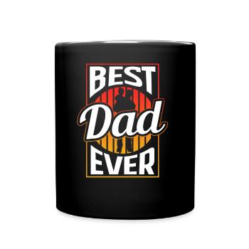 Best Father Ever Father Day Daddy Papa - Full Colour Mug - black - Front